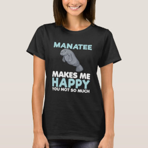 Manatee gör mig till Lycklig Sea Animal Kid T Shirt