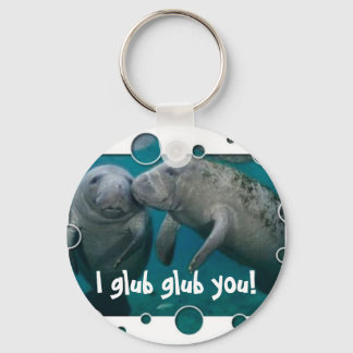 Manatee Kärlek Valentindagen Nyckelring