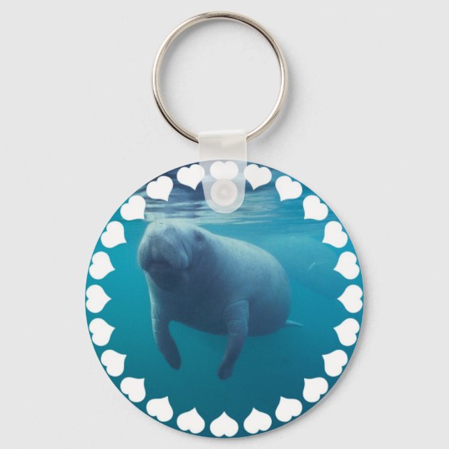Manatee Keychain Nyckelring (Framsida)