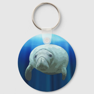 Manatee Keychain Nyckelring