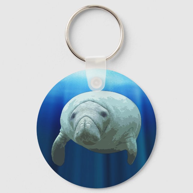 Manatee Keychain Nyckelring (Framsida)