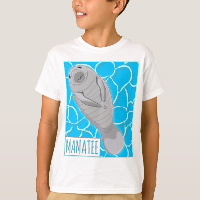 MANATEE kids  T Shirt (Framsida)
