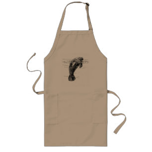Manatee Long apron Långt Förkläde