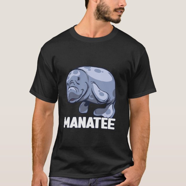 Manatee Manatees Sjöko T Shirt (Framsida)