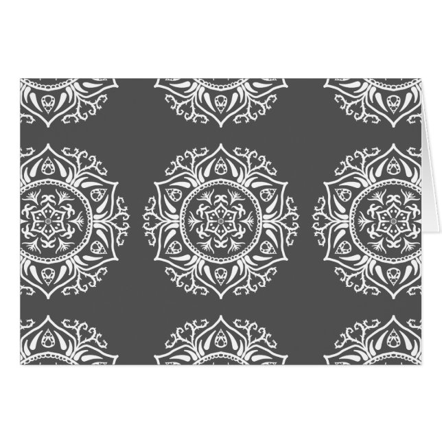 Manatee Mandala Hälsningskort (Framsidan Horizontal)