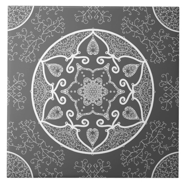 Manatee Mandala Kakelplatta (Framsidan)