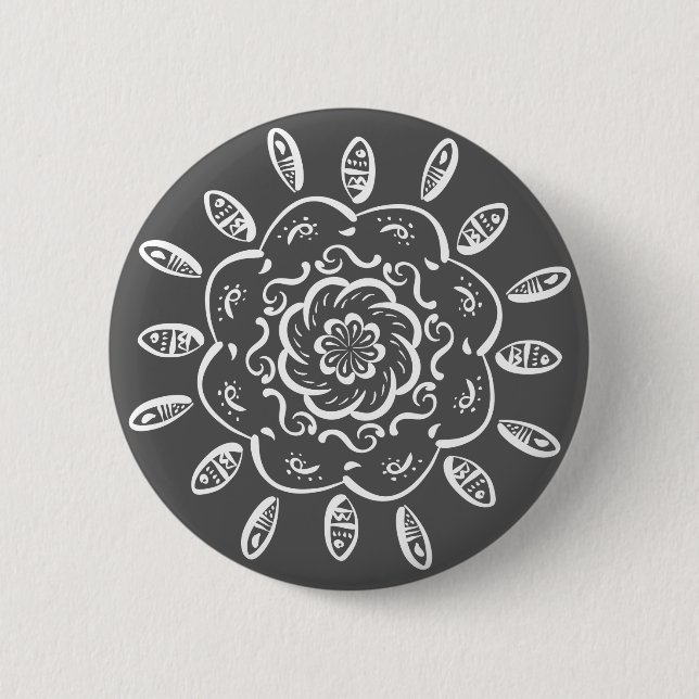 Manatee Mandala Knapp (Framsida)