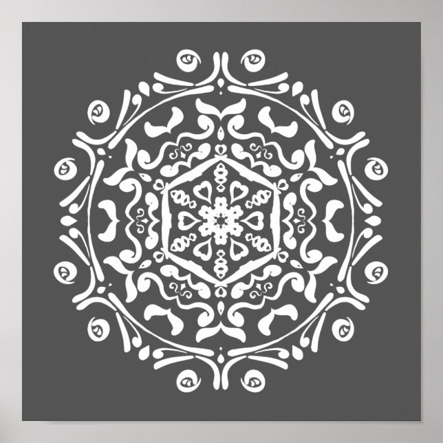 Manatee Mandala Poster (Framsidan)