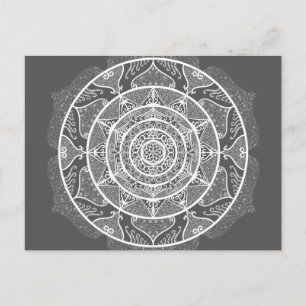 Manatee Mandala Vykort