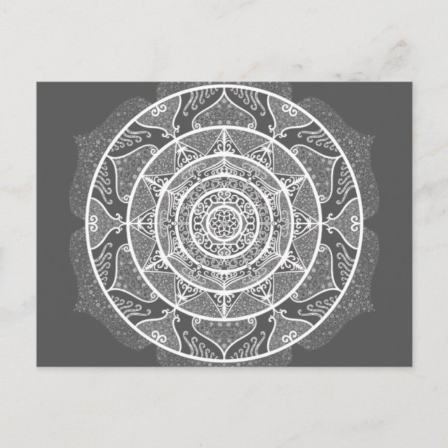 Manatee Mandala Vykort (Framsida)