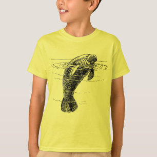 Manatee-pojkar t shirt