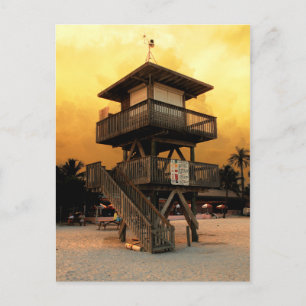 Manatee Public Beach Lifeguard Station Vykort