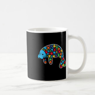 Manatee Puzzle Autism Awareness Autistic Vomens me Kaffemugg