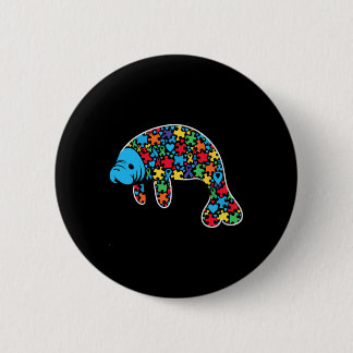 Manatee Puzzle Autism Awareness Autistic Vomens me Knapp