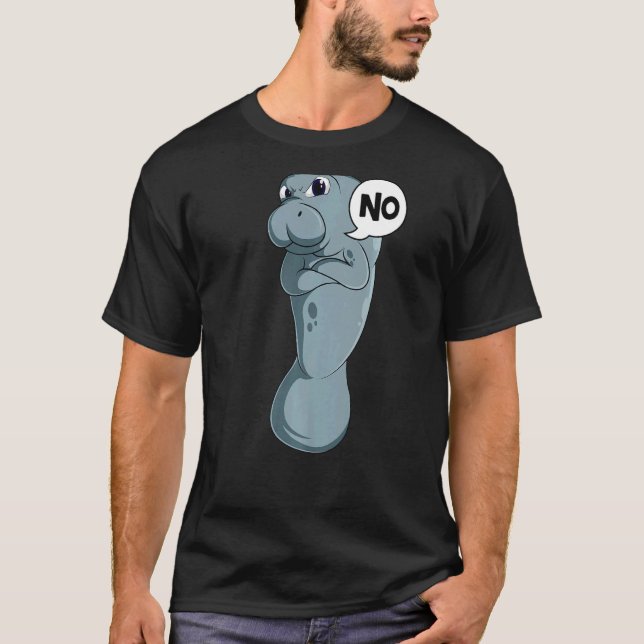 Manatee Sea Cow Boys Girls Kids T Shirt (Framsida)