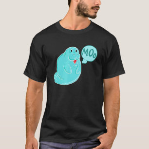 Manatee Sea Cow Moo Funny Manatee Shirt Animal Gi T