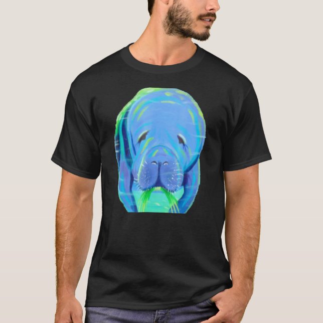 Manatee Shirt Manatee Gifts T Shirt (Framsida)