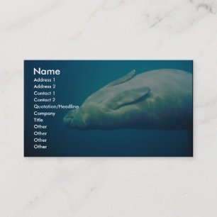 Manatee Streting Visitkort