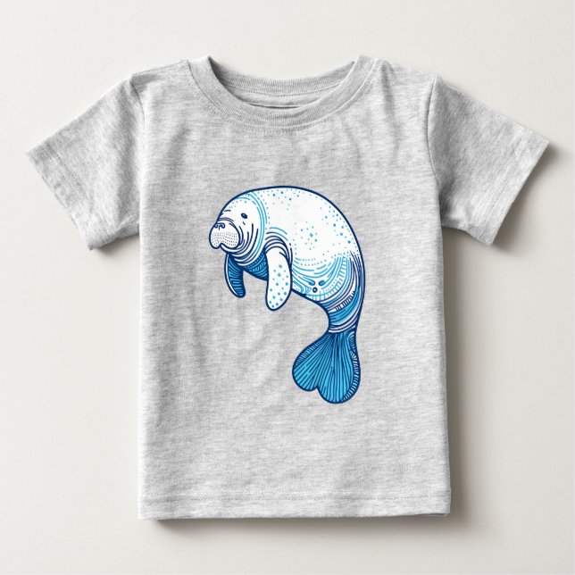 Manatee T Shirt (Framsida)