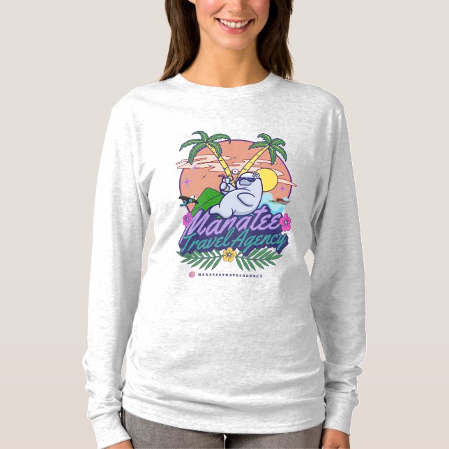 Manatee Travel Agency T-Shirt (Framsida)