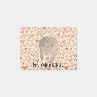 Manatee Valentine Post-it Block