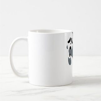 Manatee Wearing Scary Halloween Mask Funny Sea Cow Kaffemugg
