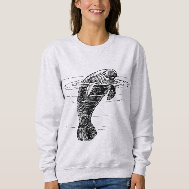 Manatee Women shirt T Shirt (Framsida)