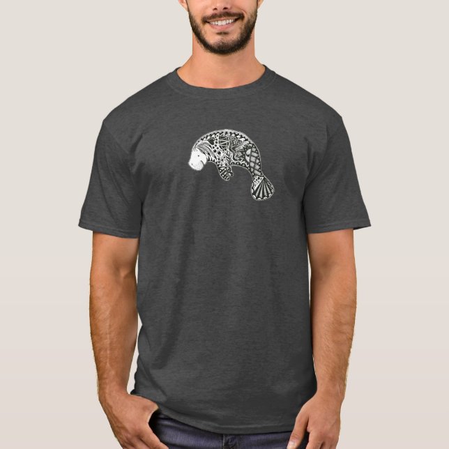 Manateeblått T-shirt (Framsida)