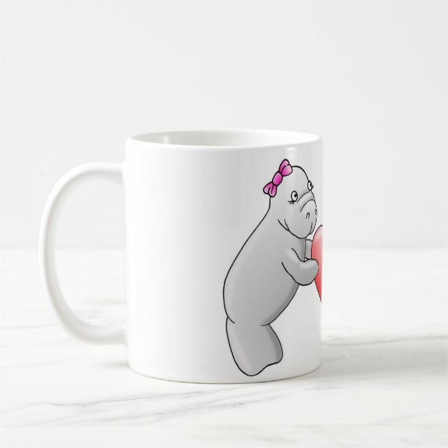 Manateekärlekmugg Kaffemugg (Vänster)