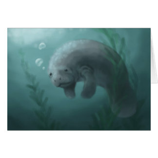 Manateekort Hälsningskort