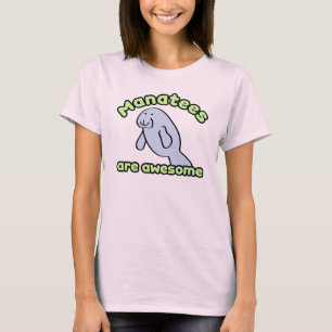Manatees är enorma tee shirt