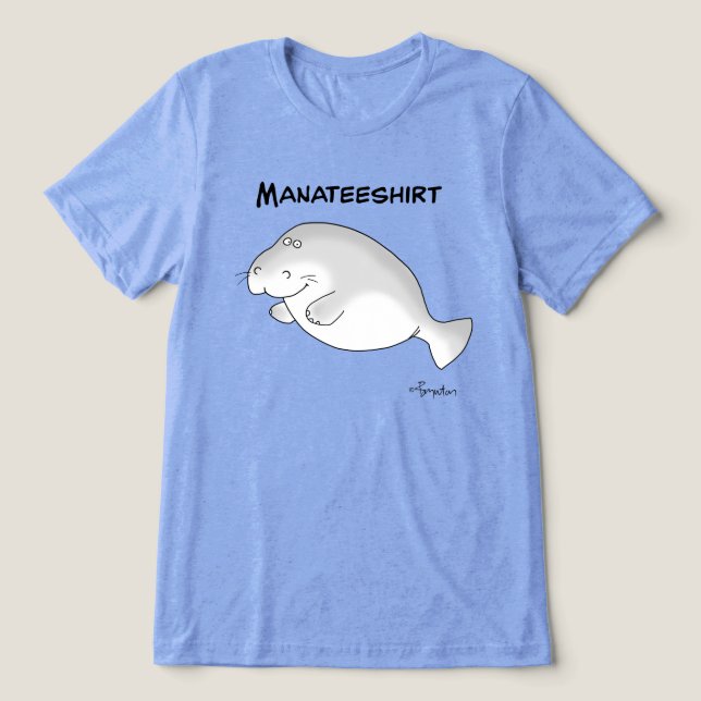 MANATEHIRT av Sandra Boynton T Shirt (Design Framsida)
