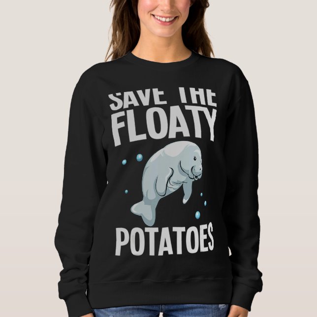 Manatekonstruktioner för För manar kvinnor Floaty  T Shirt (Framsida)