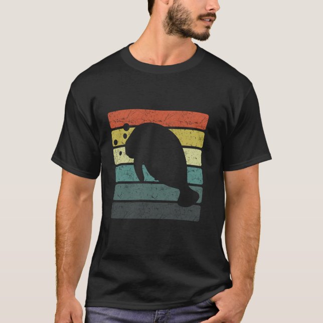 Manater Manatee Sjöko T Shirt (Framsida)