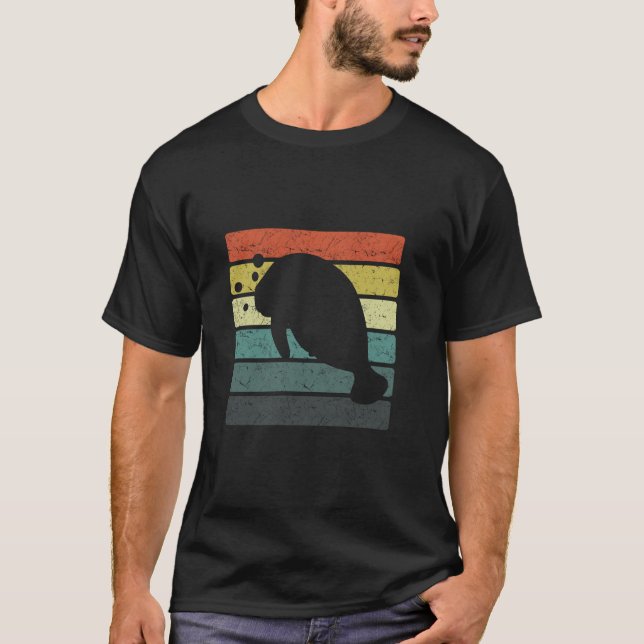Manater Manatee Sjöko T Shirt (Framsida)