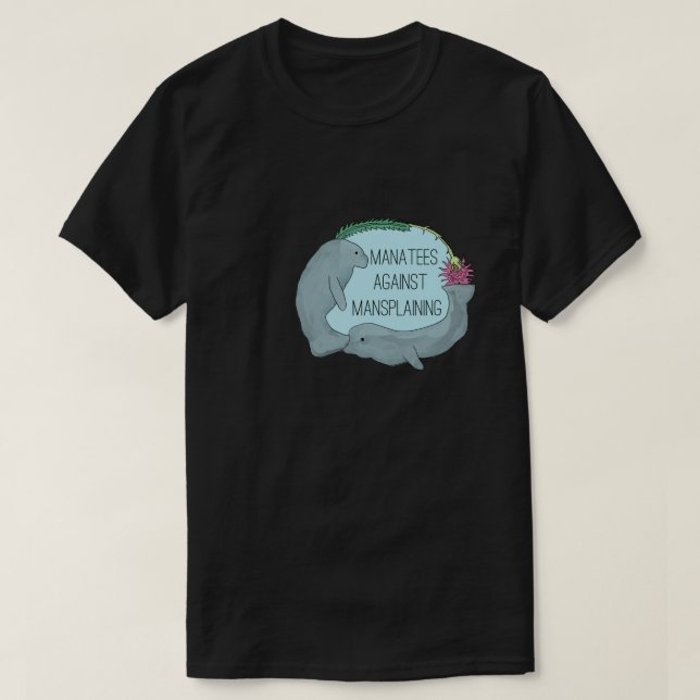 Manater mot konstgjord mansplacering t shirt (Design framsida)
