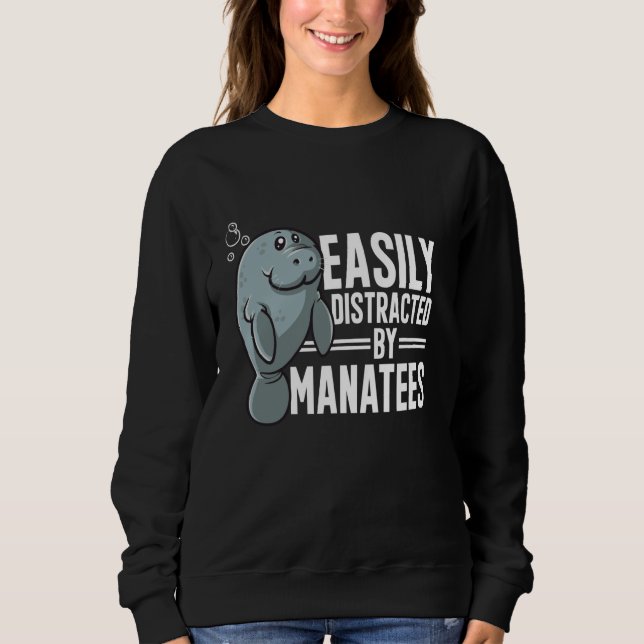 ManateSea Animal som lätt sprids av manater T Shirt (Framsida)