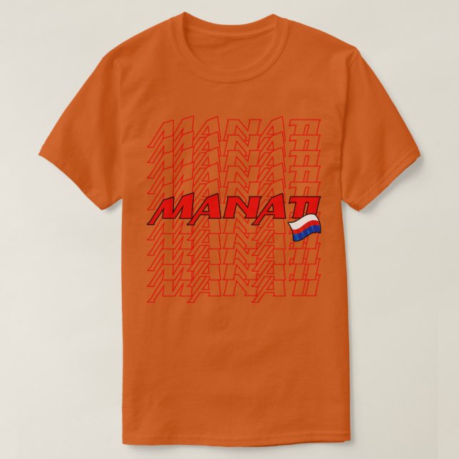Manati Cascade text 1 T Shirt (Design framsida)