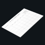 Månatlig kalender för enkel Anpassningsbar-familje Anteckningsblock<br><div class="desc">Anteckningsblocket Modern Personlig Family Planner och Calendar</div>