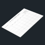 Månatlig kalender för enkel Anpassningsbar-familje Anteckningsblock<br><div class="desc">Anteckningsblocket Modern Personlig Family Planner och Calendar</div>