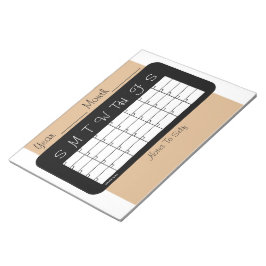Månatlig planeringskalender efter Janz-Antecknings Anteckningsblock