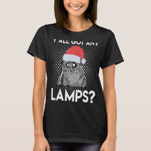 Månatliga minnesmärken med julklammer har Lamp jul T Shirt