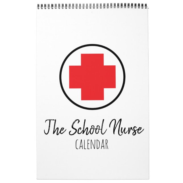 Månatliga offerter för skolsjuksköterskor kalender (Omslag)