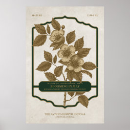 MÅNATLIGT BLOMMAT - FÅR FÖDELSEFLOWER GIFT POSTER 