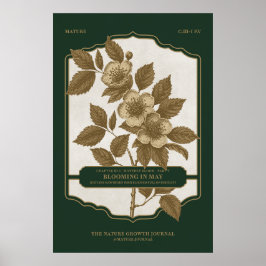 MÅNATLIGT BLOMMAT - KAN FÖDELSEFLOWER GIFT POSTER