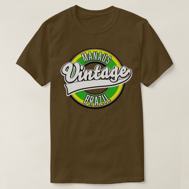 Manaus Brasilien vintage T Shirt (Design framsida)