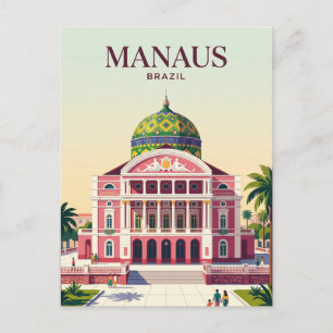 Manaus Brasilien Vykort
