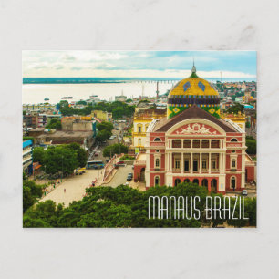Manaus Brasilien-vykort Vykort