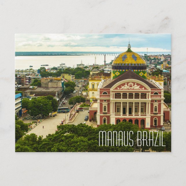 Manaus Brasilien-vykort Vykort (Framsida)