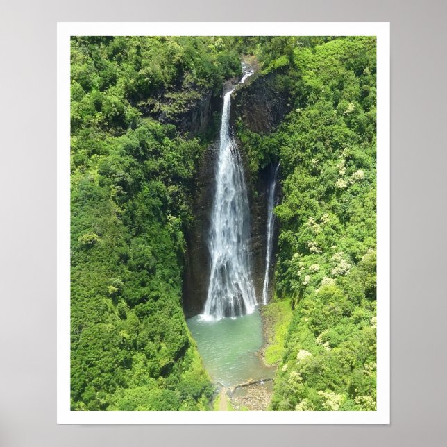 Manawaiopuna Falls Kauai Hawaii Poster (Framsidan)